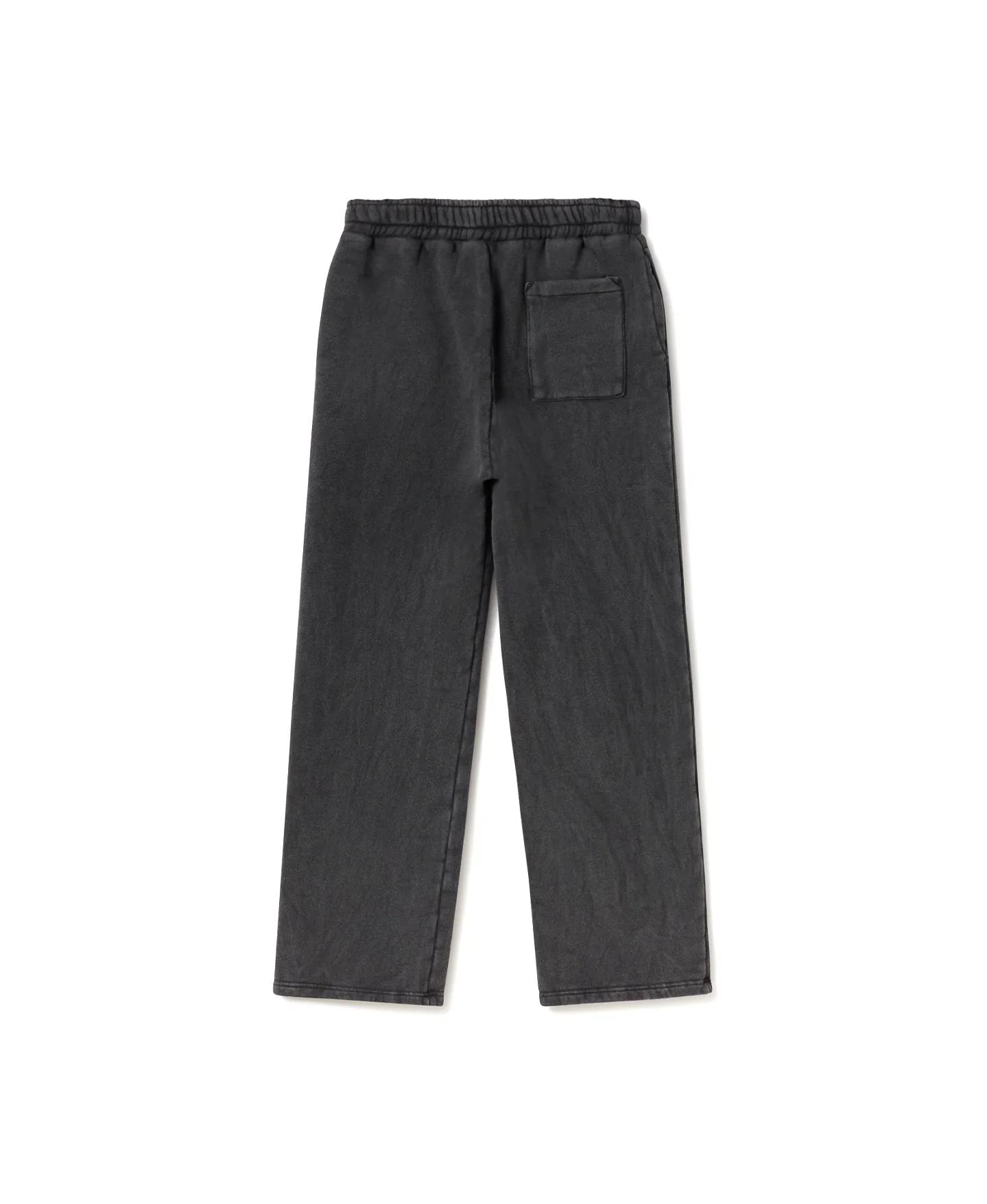 Velour Garments 450 GSM Vintage Black Straight-leg Pants - Image 2