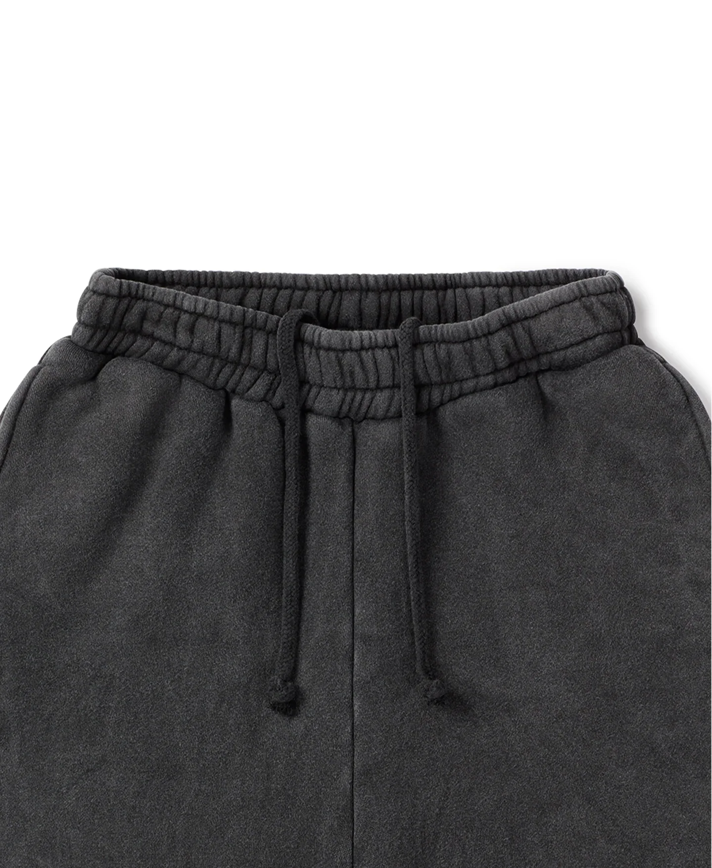 Velour Garments 450 GSM Vintage Black Straight-leg Pants - Image 3