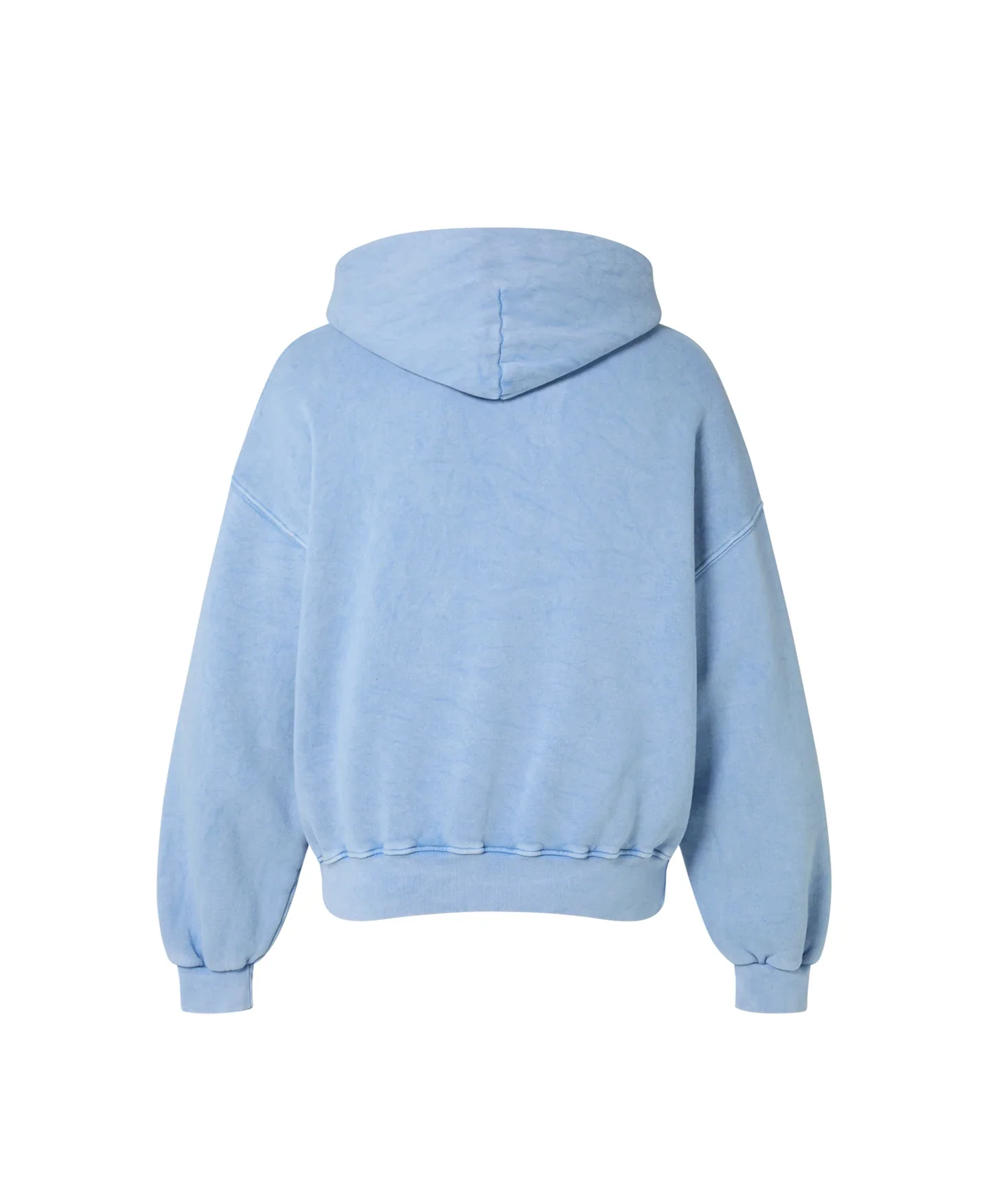 Velour Garments 450 GSM Vintage Blue Hoodie - Image 2