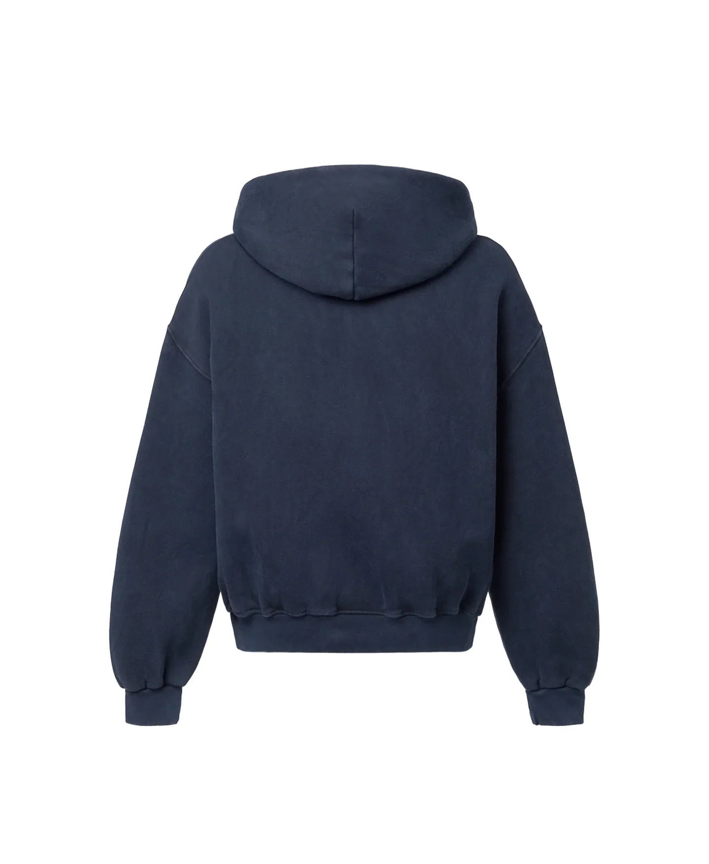 Velour Garments 450 GSM Vintage Navy Blue Hoodie - Image 2
