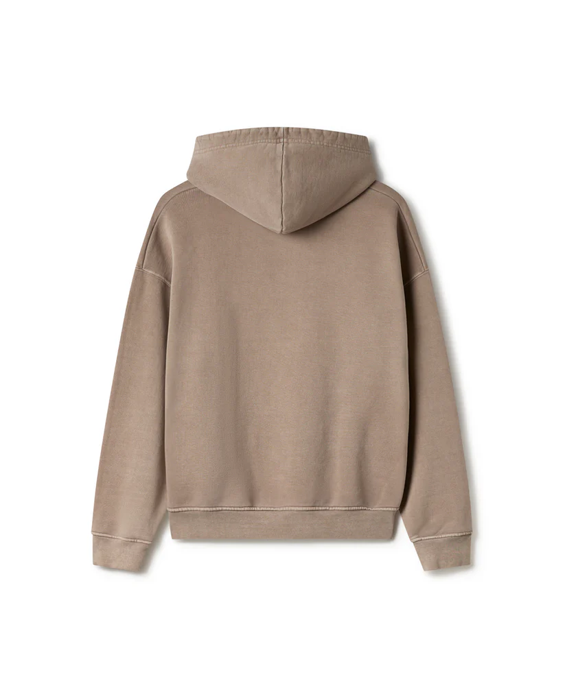 Velour Garments 600 GSM 'Vintage Taupe' Hoodie - Image 2