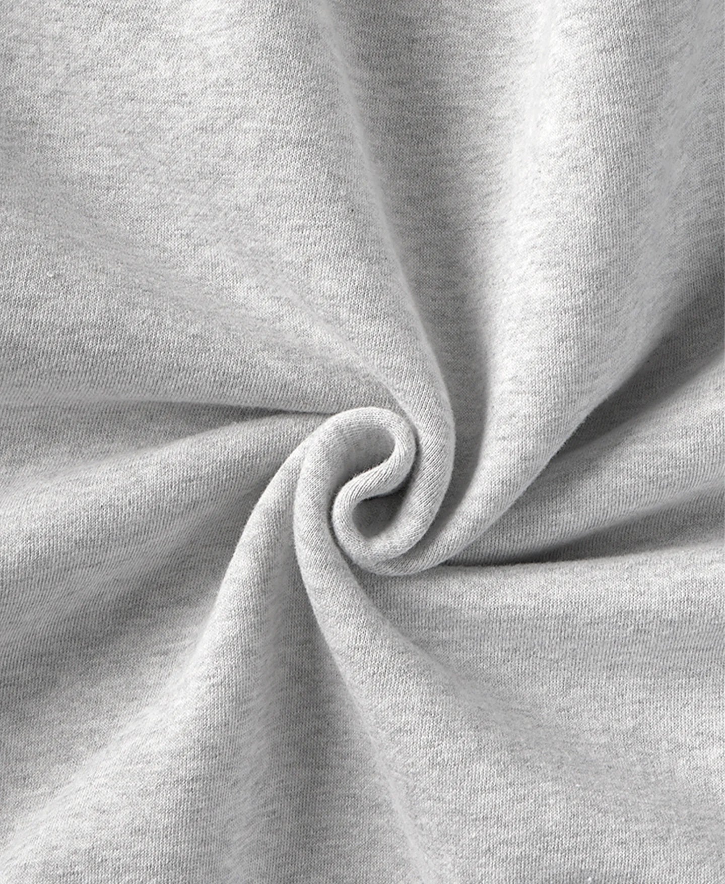 Velour Garments 450 GSM 'Light Heather Gray' Sraight-Leg Pants - Image 3
