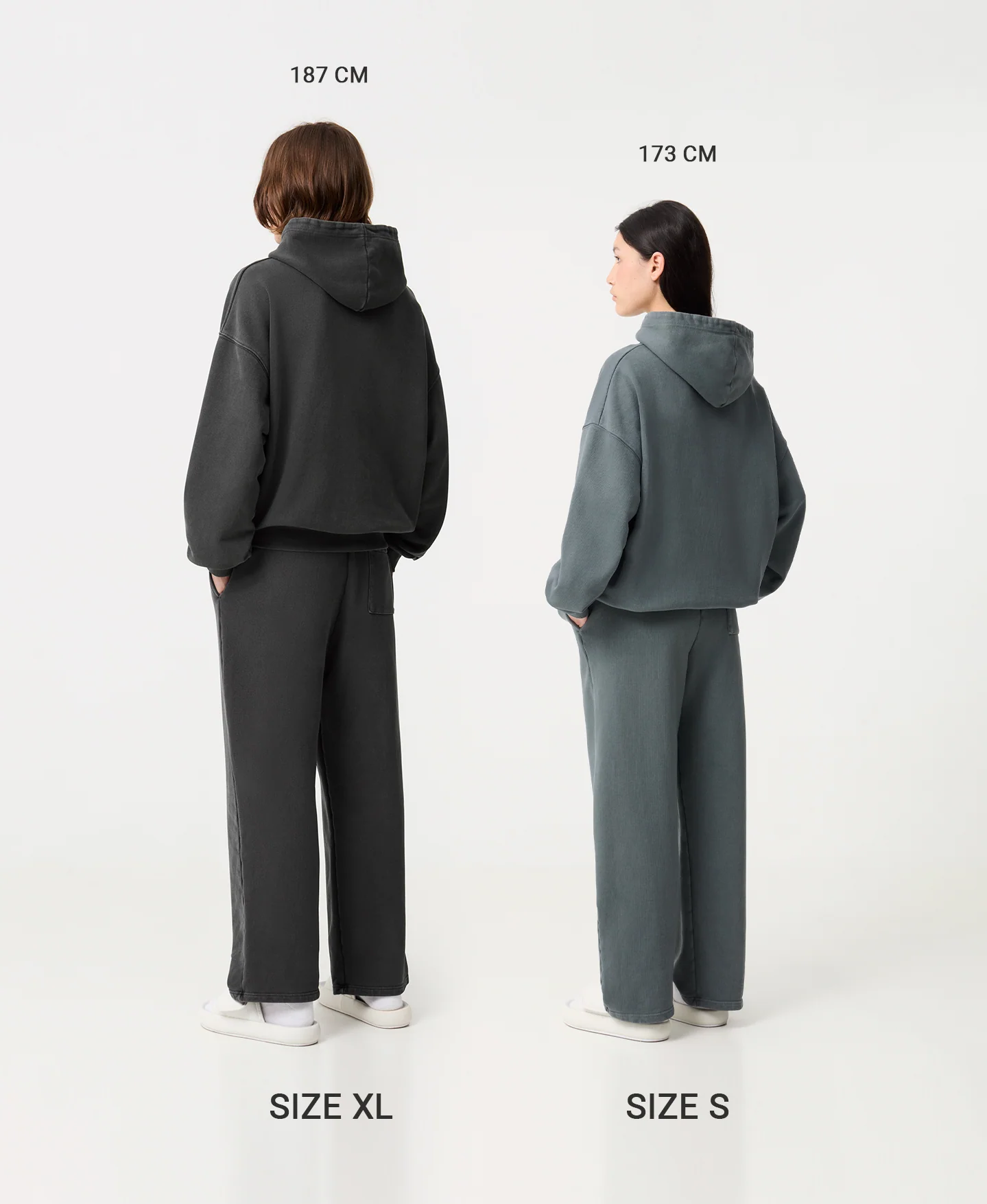 Velour Garments 600 GSM 'Ash Gray' Hoodie - Image 8