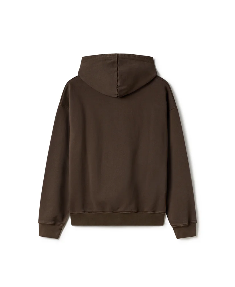 Velour Garments 600 GSM 'Dark Chocolate' Hoodie - Image 2