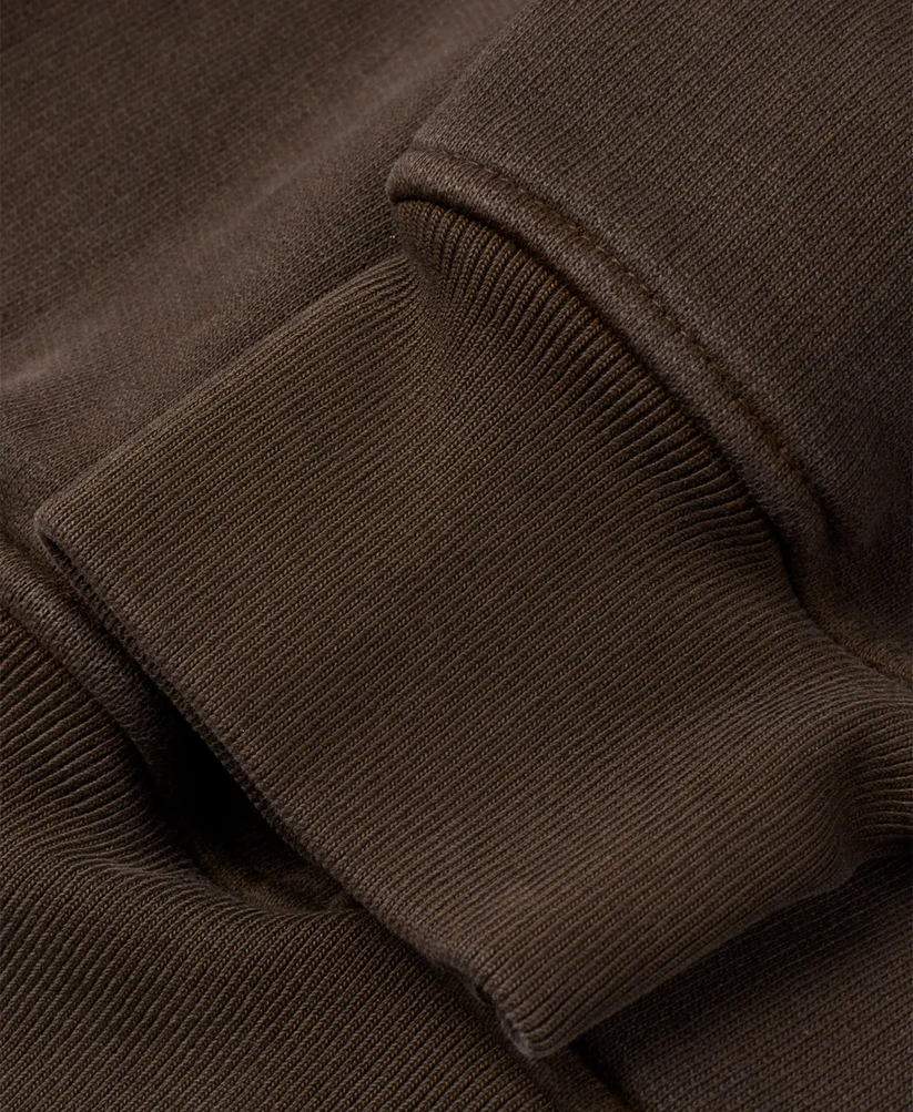 Velour Garments 600 GSM 'Dark Chocolate' Hoodie - Image 4