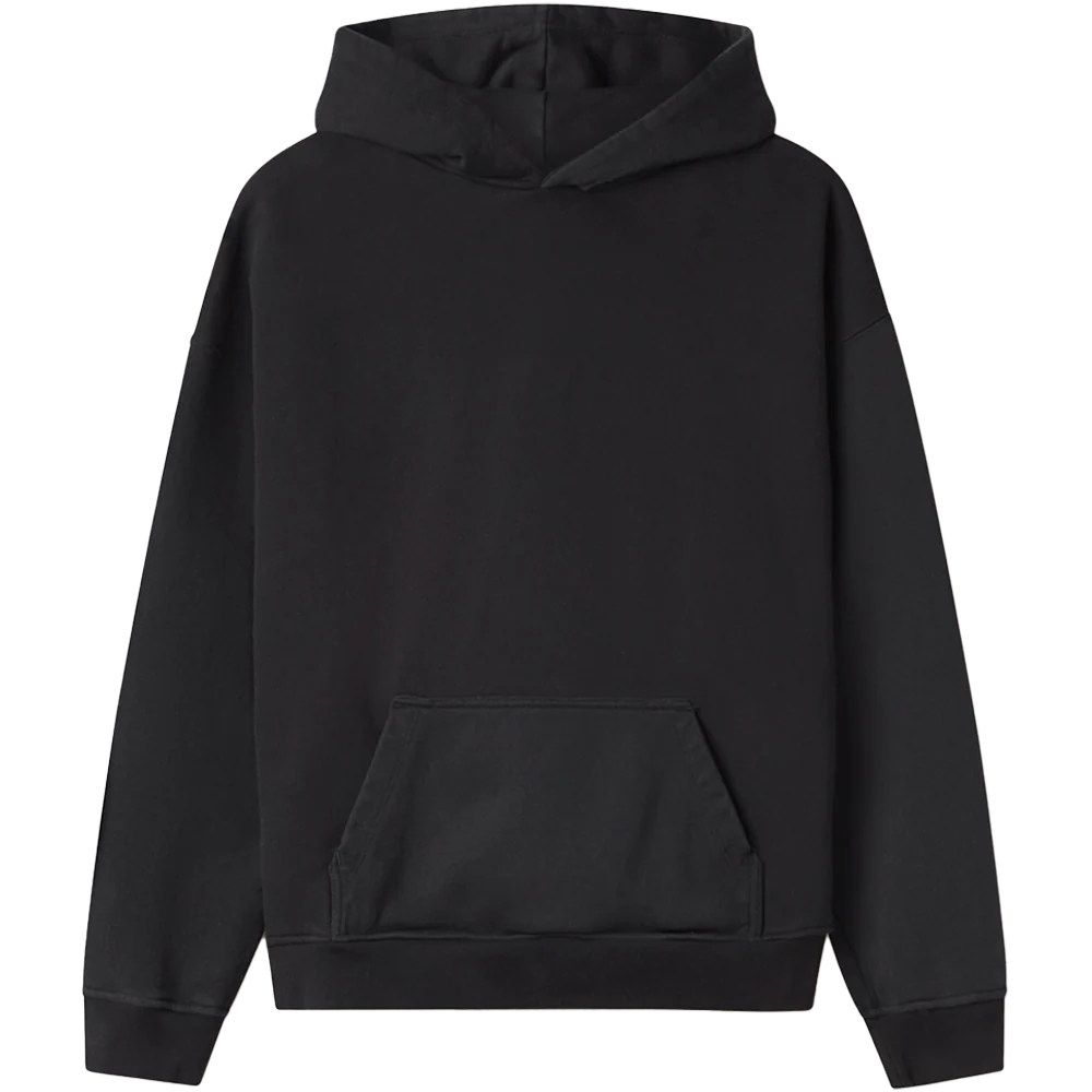 Velour Garments 600 GSM 'Jet Black' Hoodie
