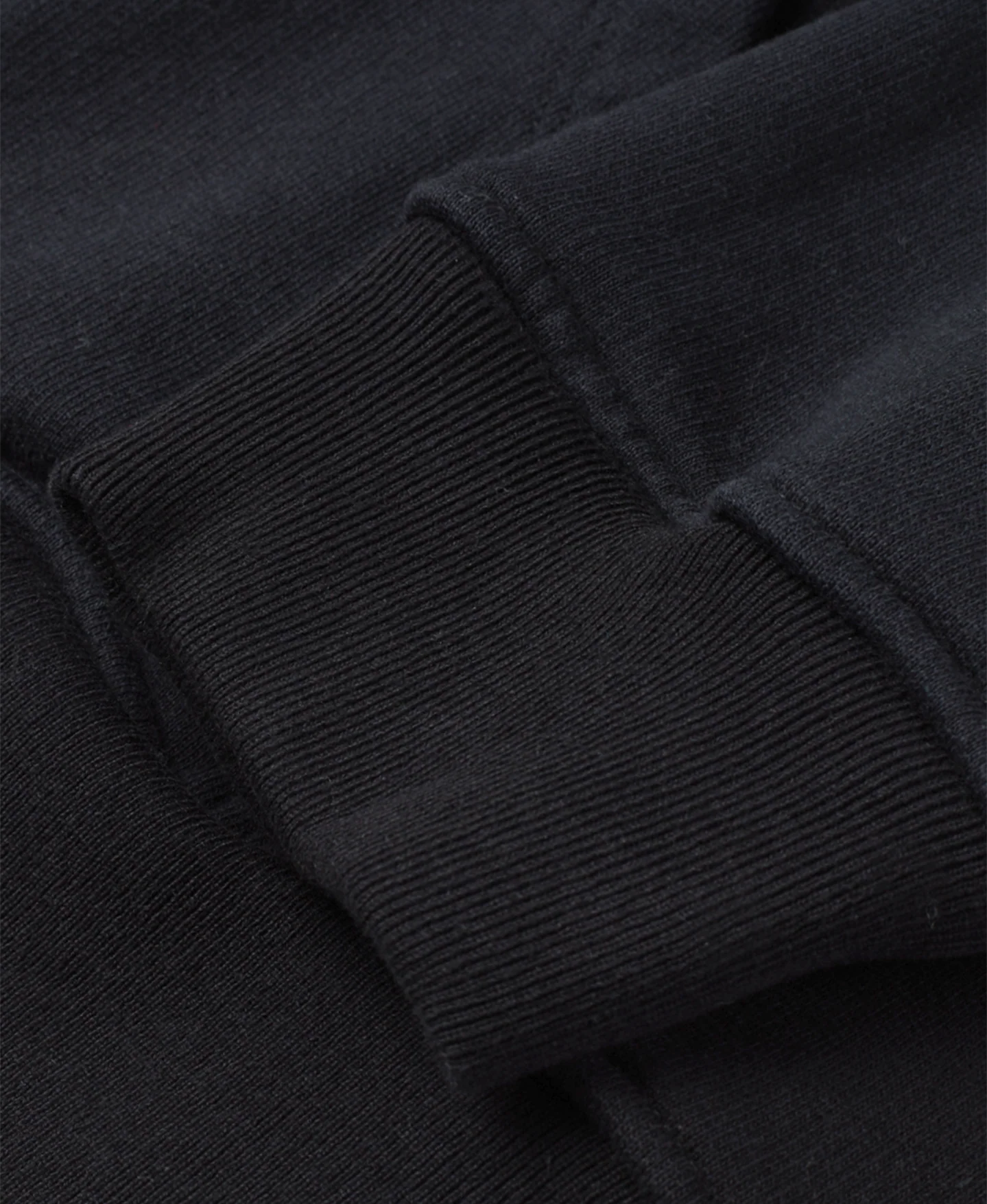 Velour Garments 600 GSM 'Jet Black' Hoodie - Image 4