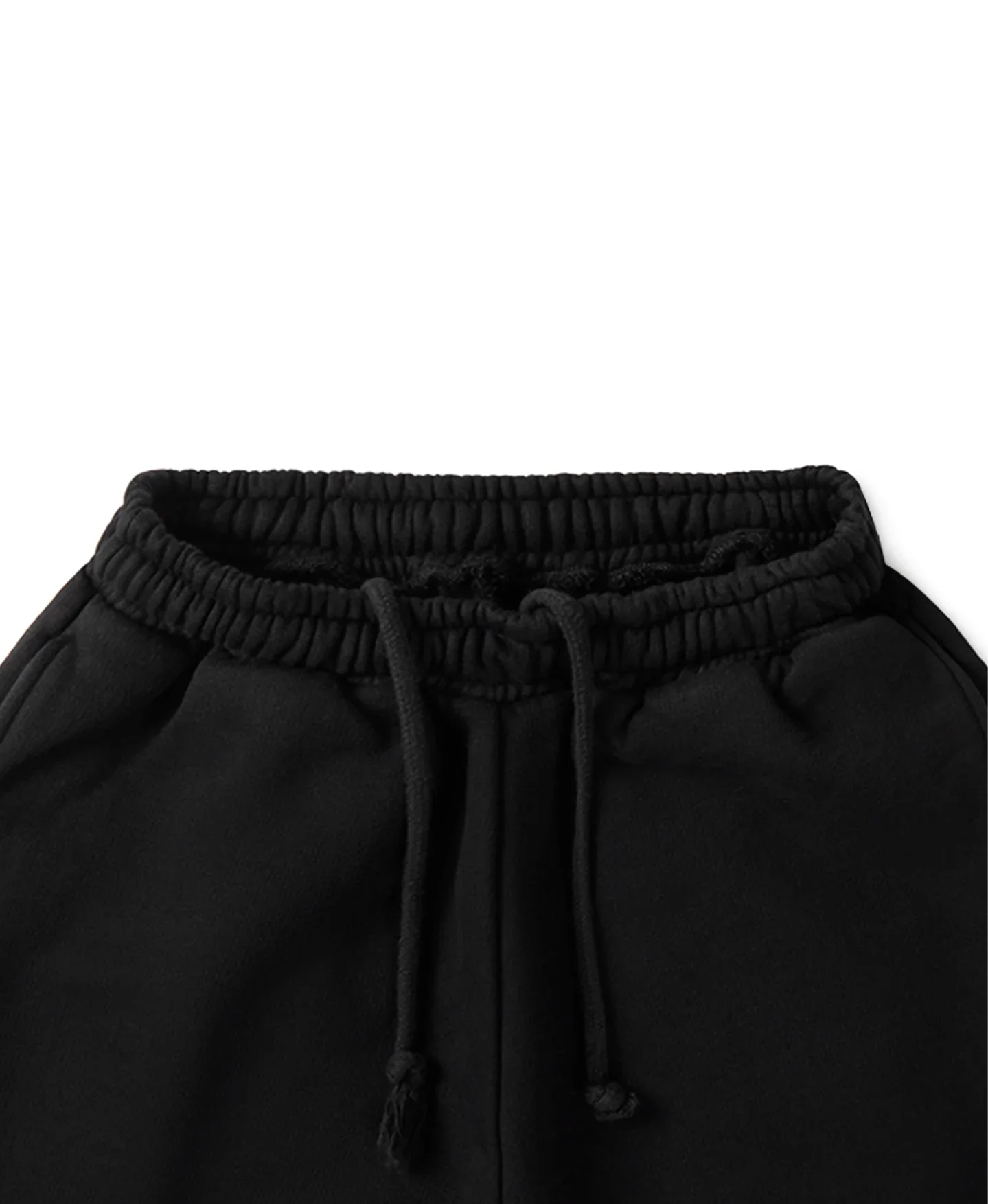 Velour Garments 600 GSM 'Jet Black' Straight-Leg Pants - Image 3