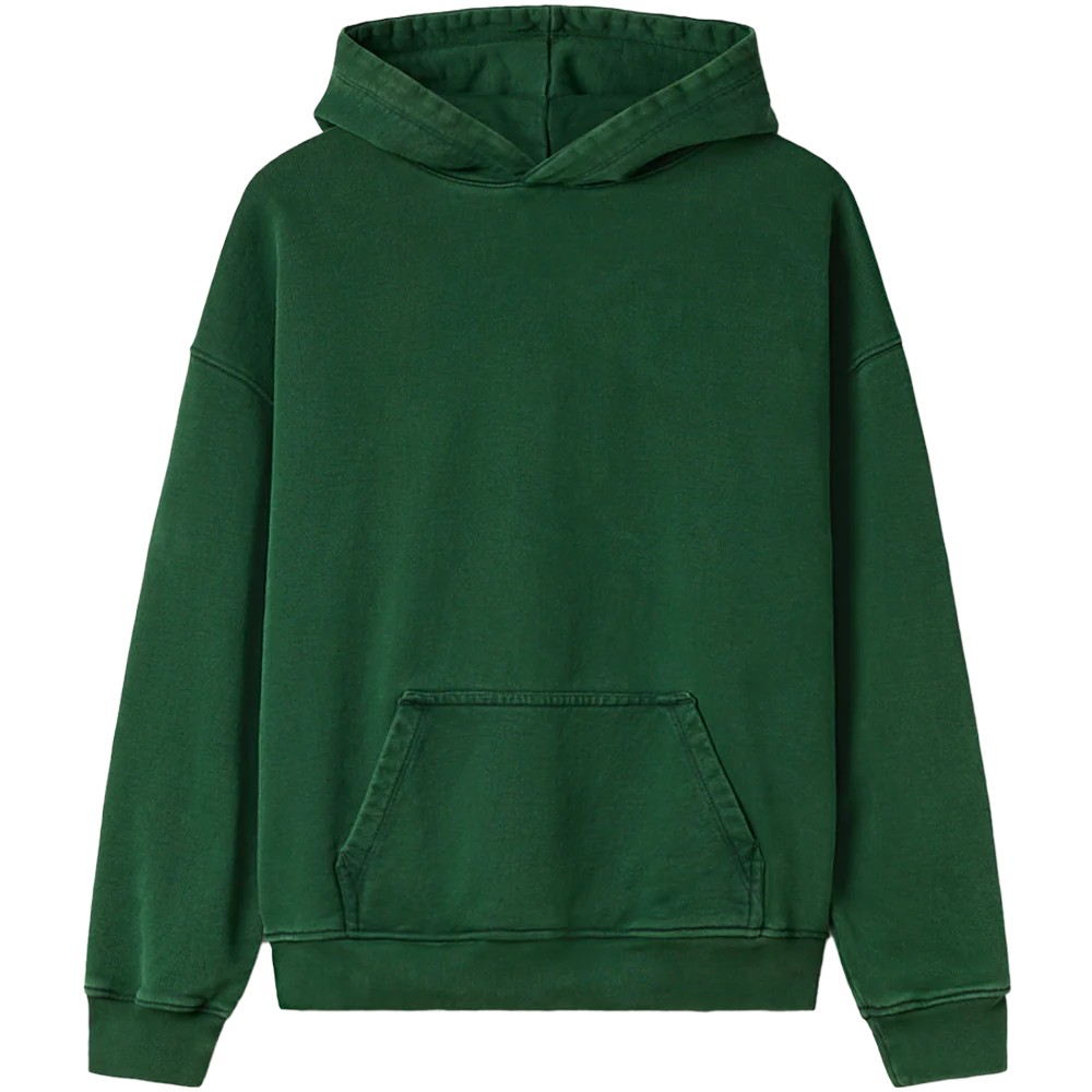 Velour Garments 600 GSM 'Pine Green' Hoodie