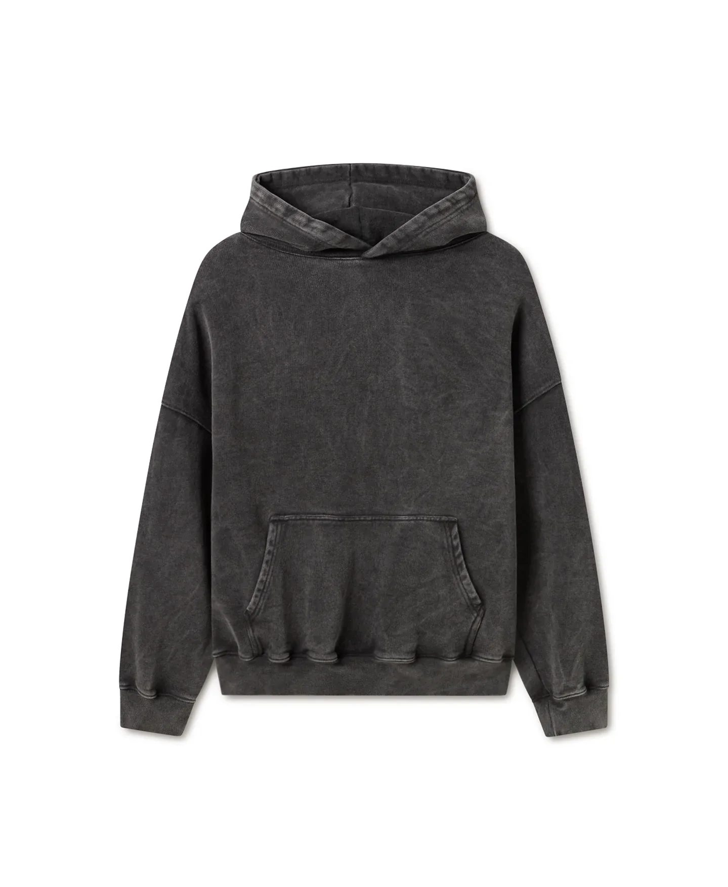 Velour Garments 600 GSM Vintage Black Hoodie