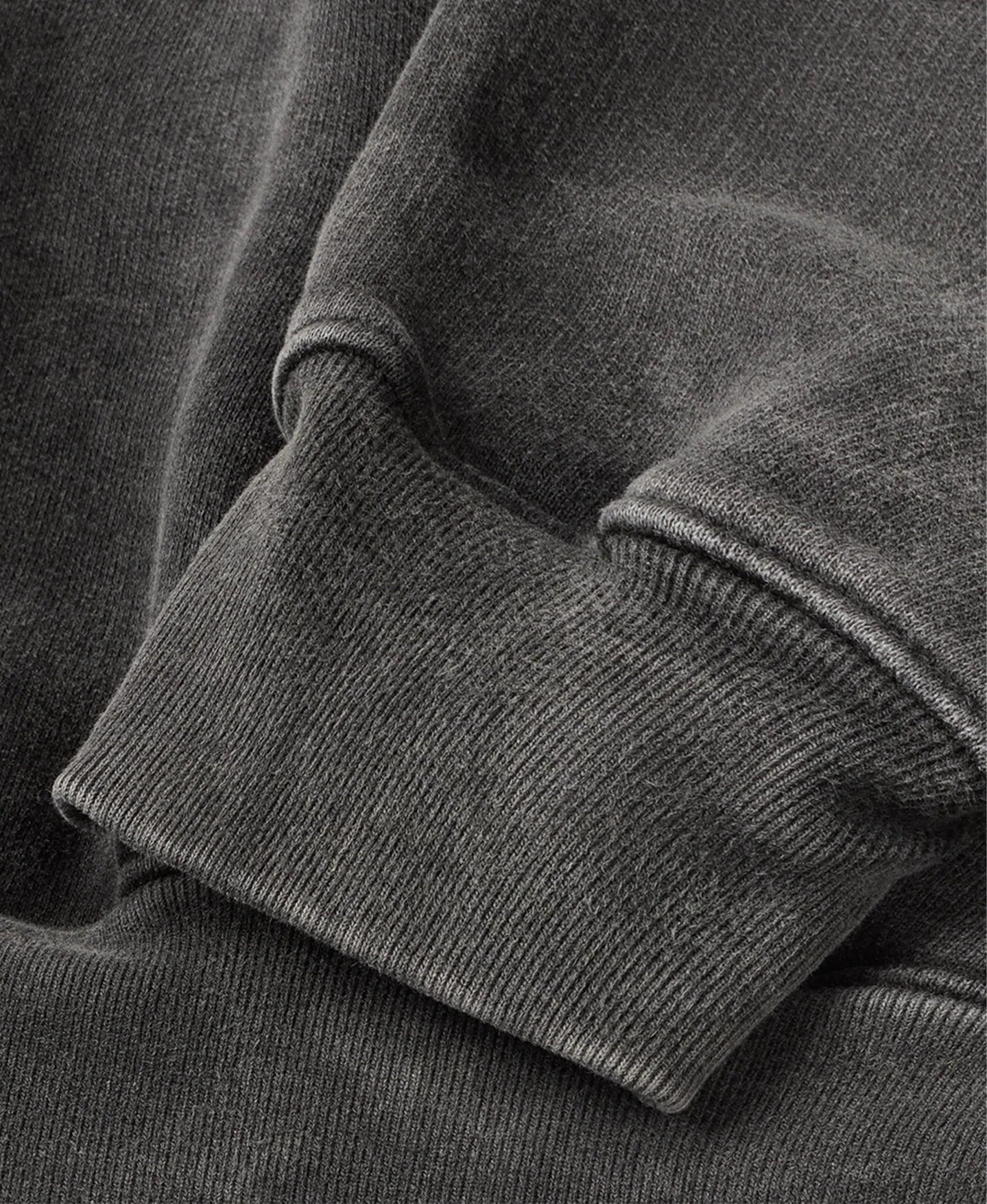 Velour Garments 600 GSM Vintage Black Hoodie - Image 2