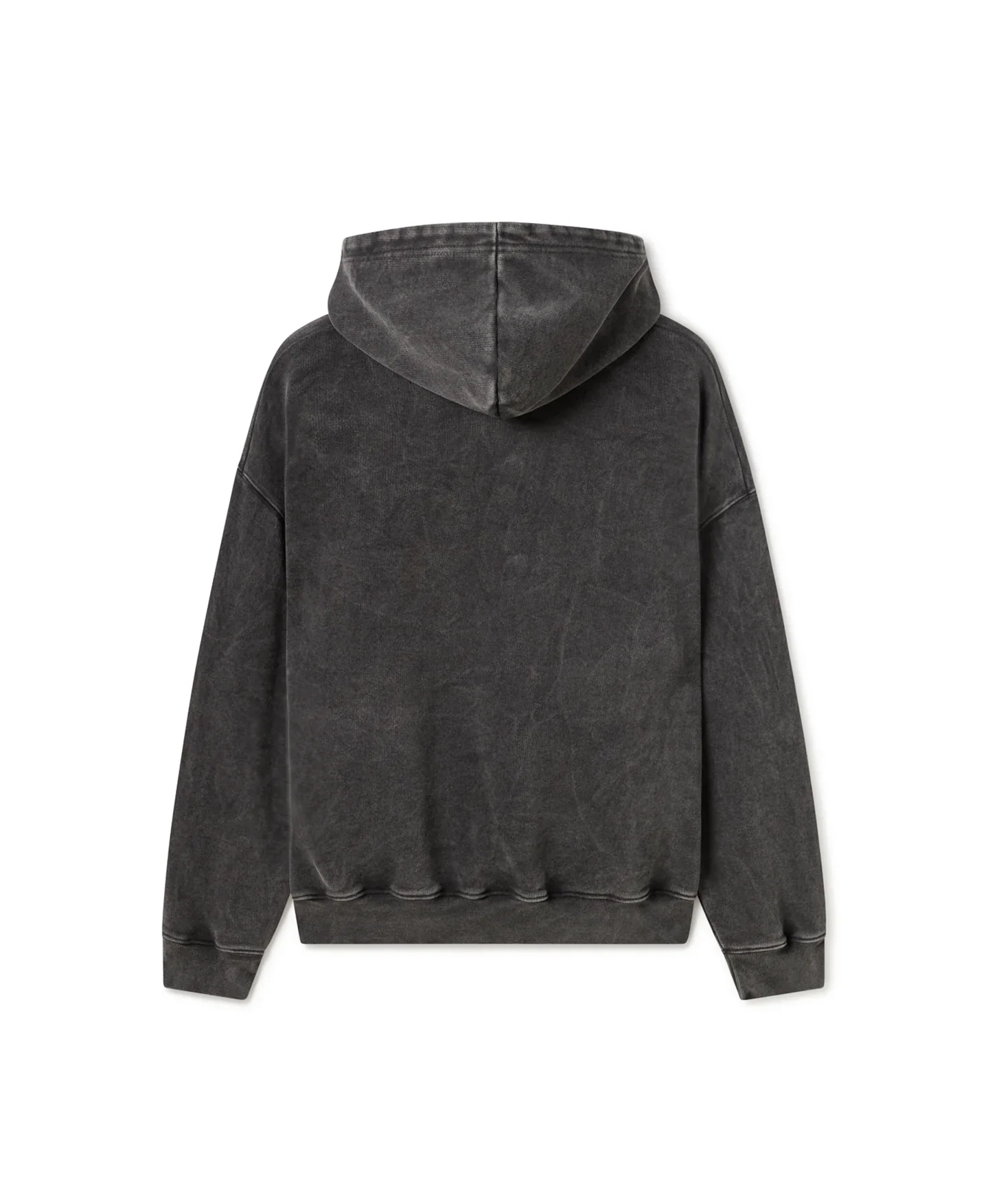 Velour Garments 600 GSM Vintage Black Hoodie - Image 3
