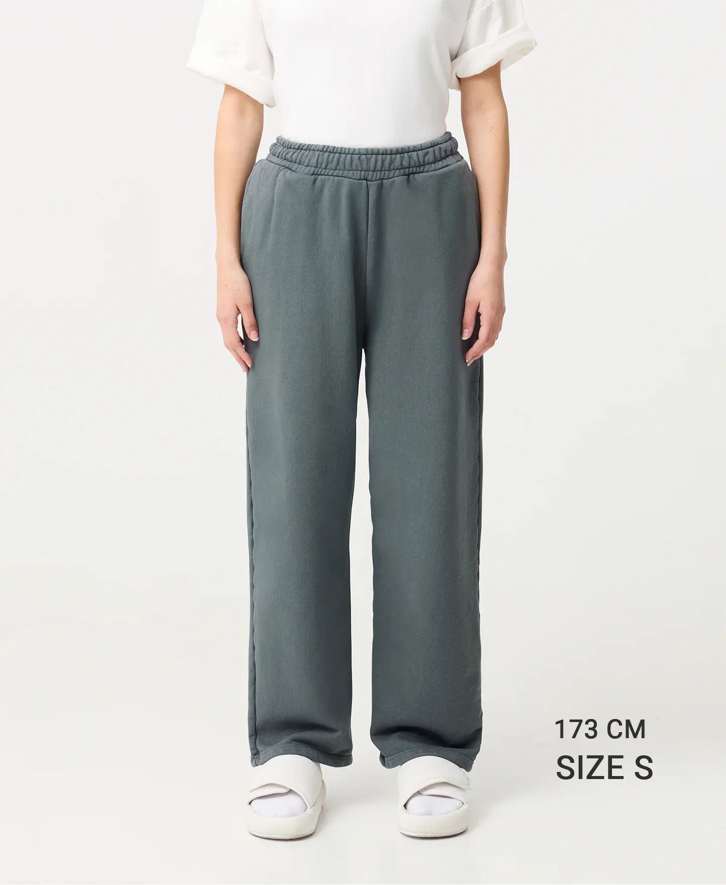Velour Garments 600 GSM 'Vintage Taupe' Straight-Leg Pants - Image 6