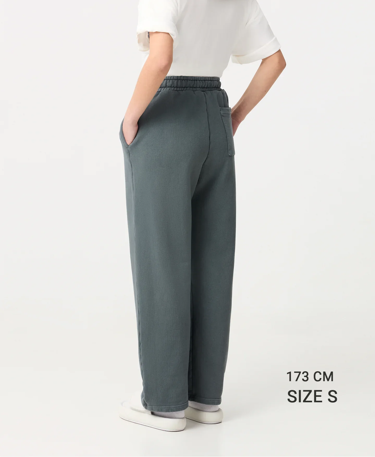 Velour Garments 600 GSM 'Vintage Taupe' Straight-Leg Pants - Image 8