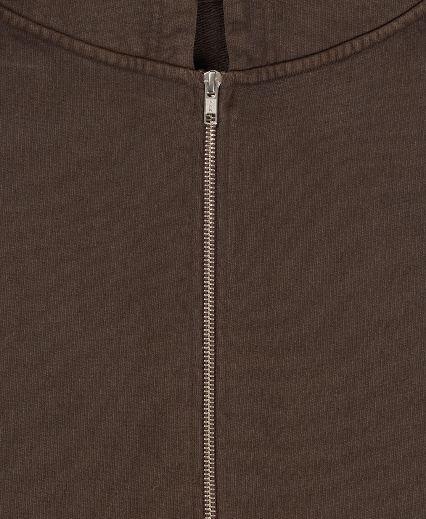 Velour Garments 600 GSM 'Dark Chocolate' Zipper - Image 3
