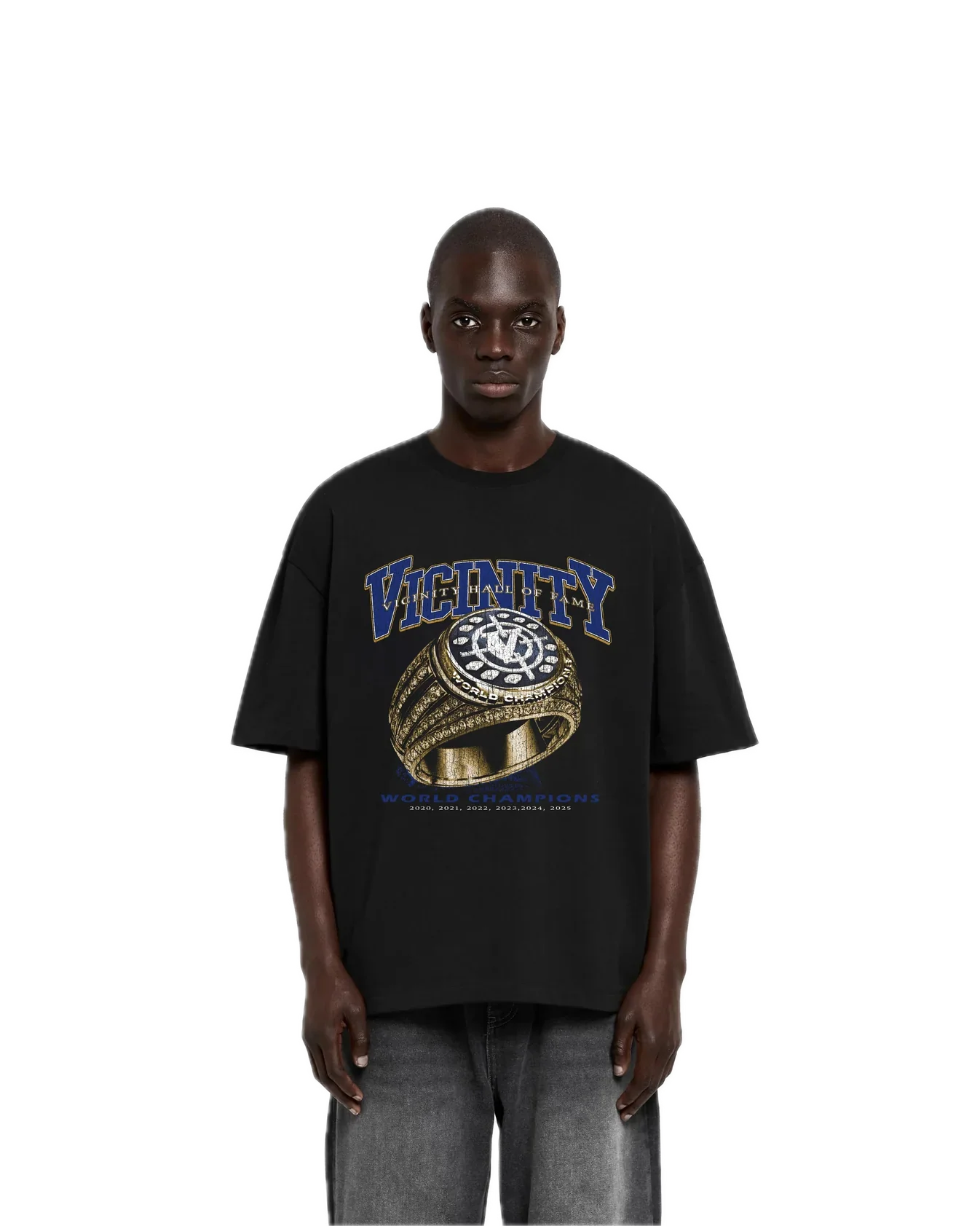 Vicinity Champion Ring Tee Black - Image 2