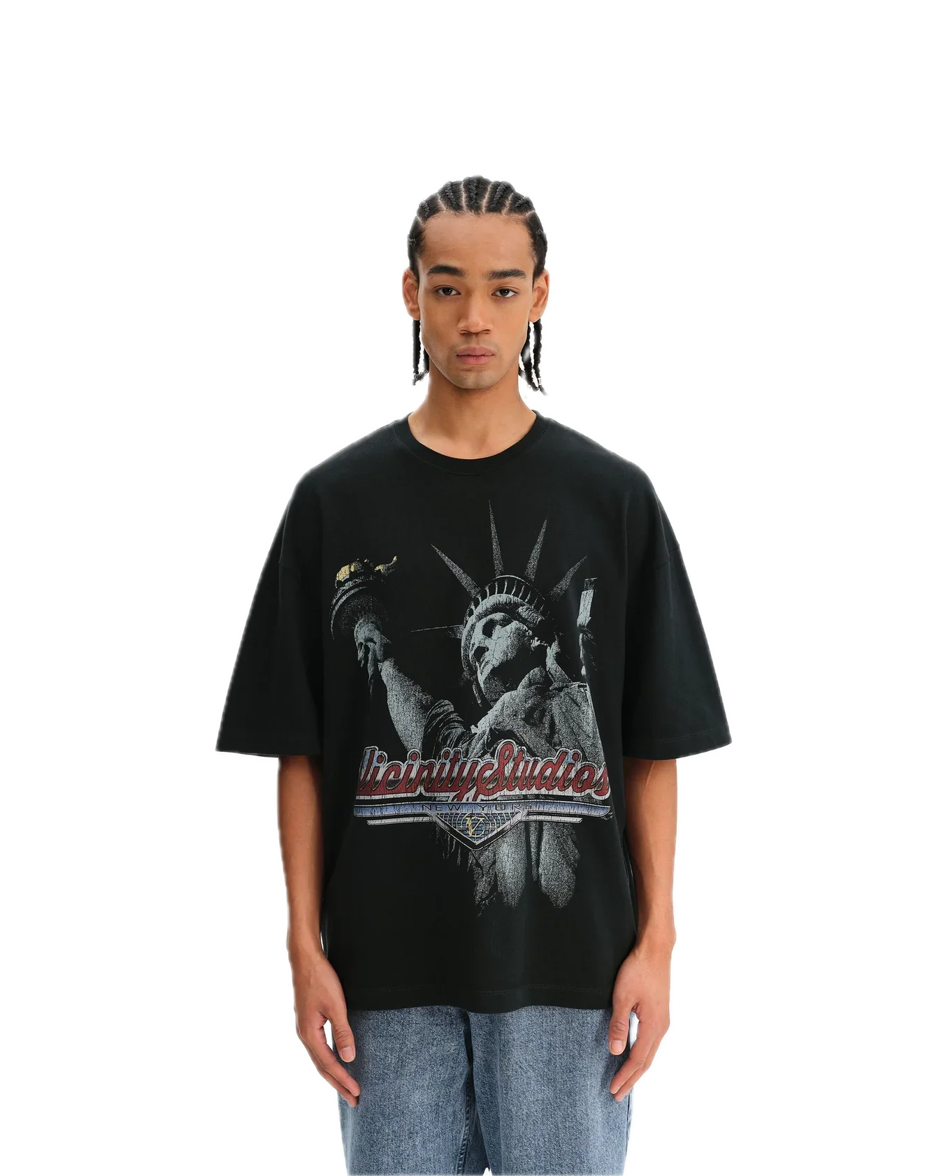 Vicinity Lady Liberty Tee Vintage Wash - Image 2