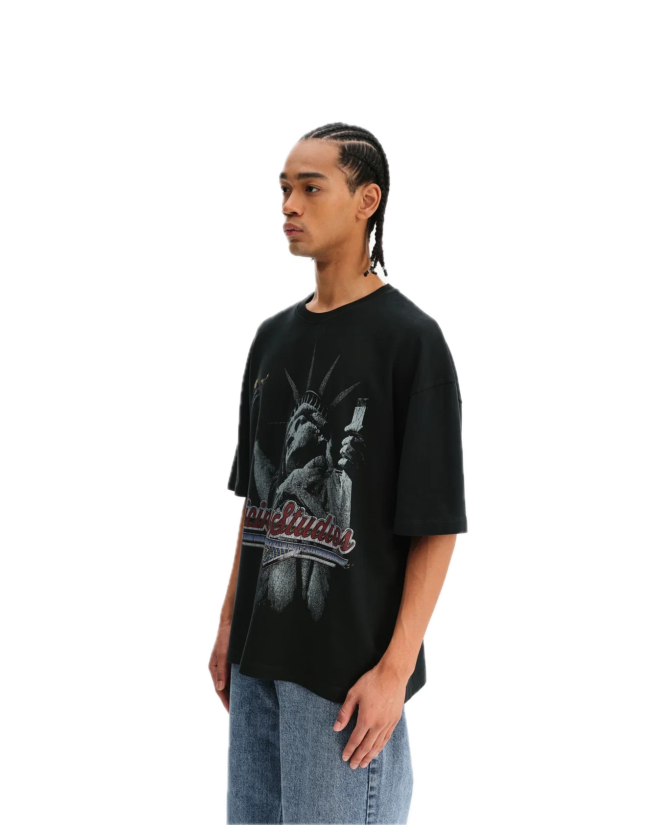 Vicinity Lady Liberty Tee Vintage Wash - Image 3