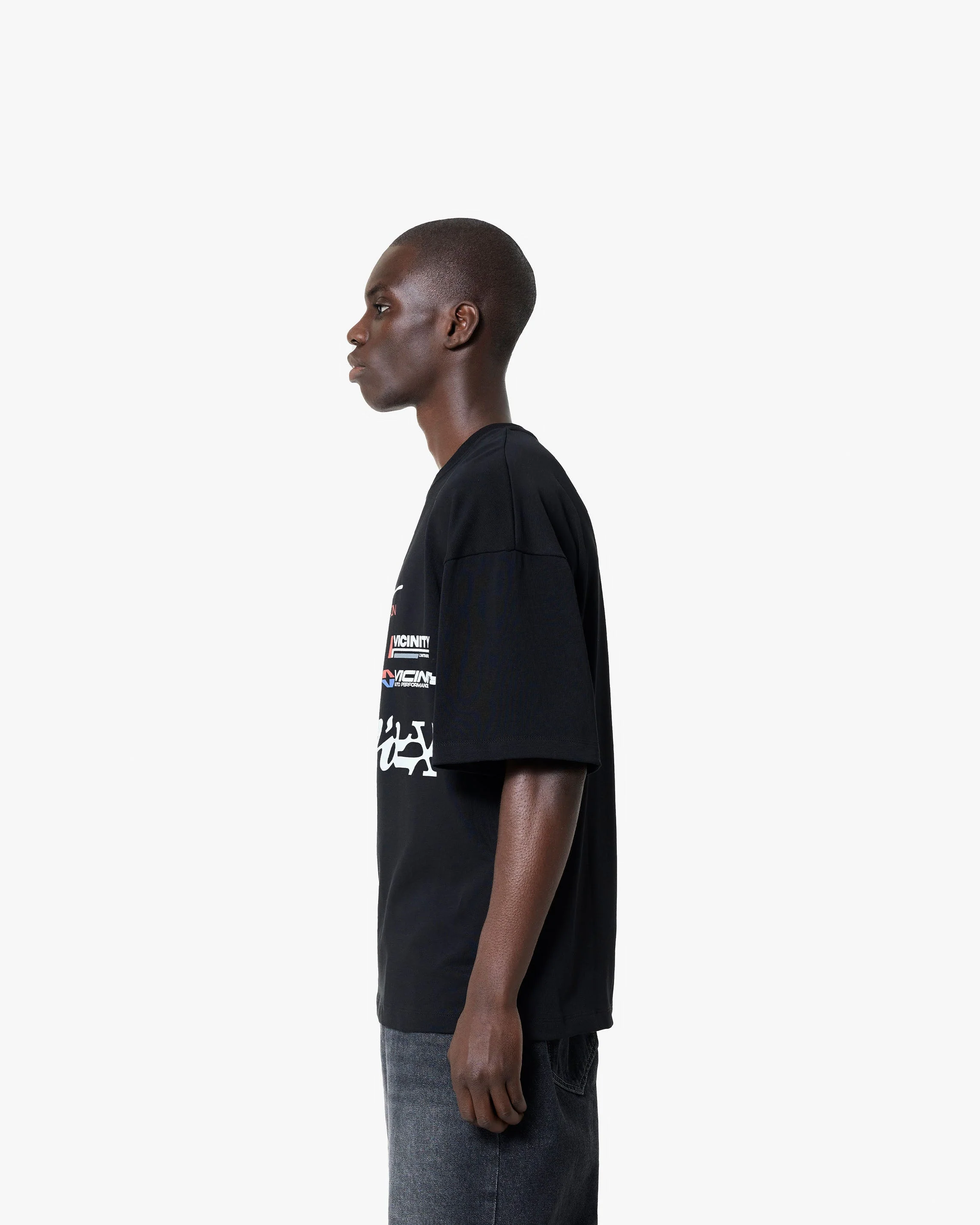 Vicinity Racing Logos Tee Black - Image 4