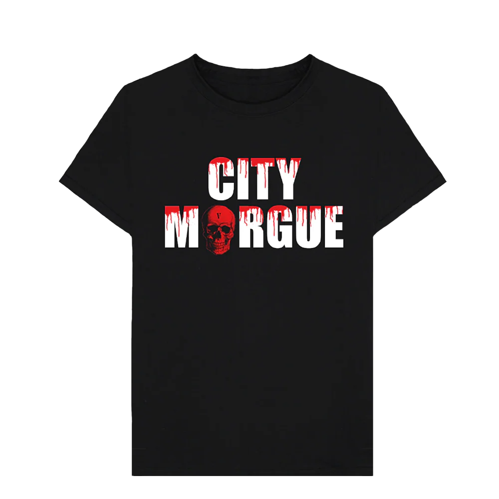 VLONE x City Morgue Drip T-Shirt Black