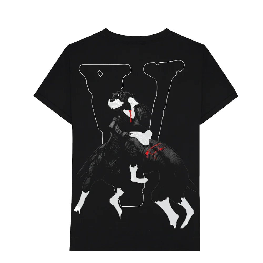 VLONE x City Morgue Drip T-Shirt Black - Image 2