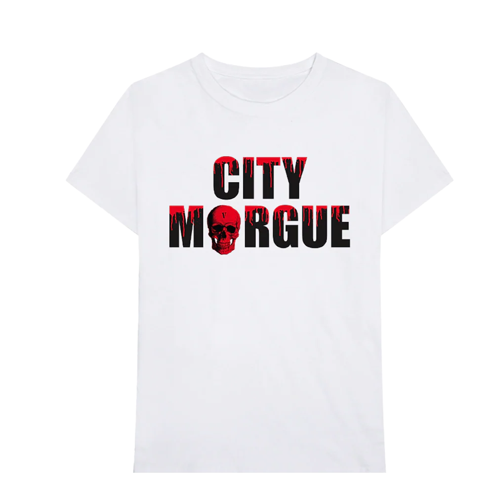 VLONE x City Morgue Drip Tee White