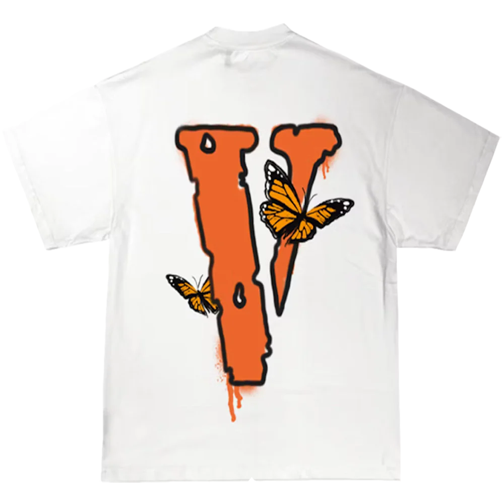 Vlone x Juice Wrld Butterfly T-shirt White