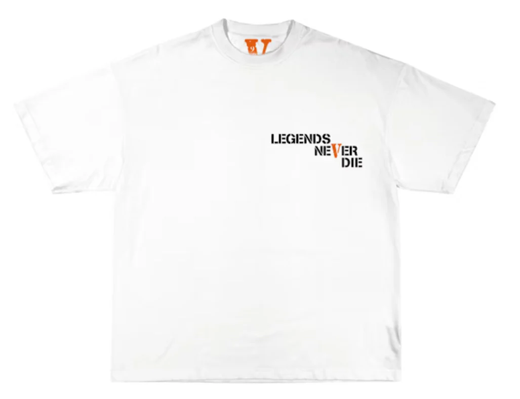 Vlone x Juice Wrld Butterfly T-shirt White - Image 2