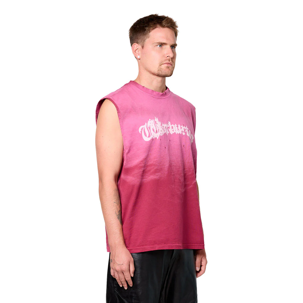 Warburton Gothic Red Sunfaded Tank Top - Image 2