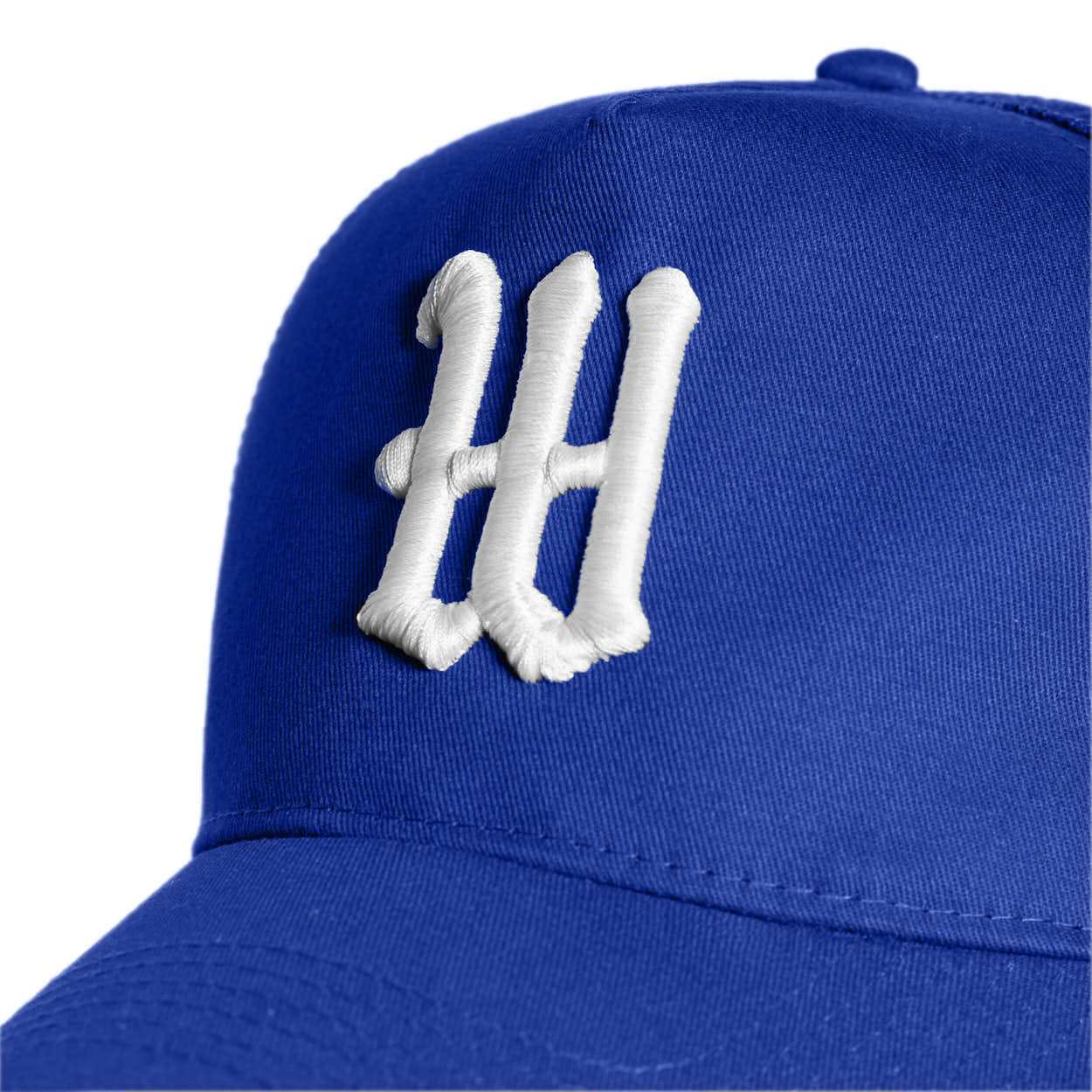 Warburton W Blue Trucker Hat - Image 3