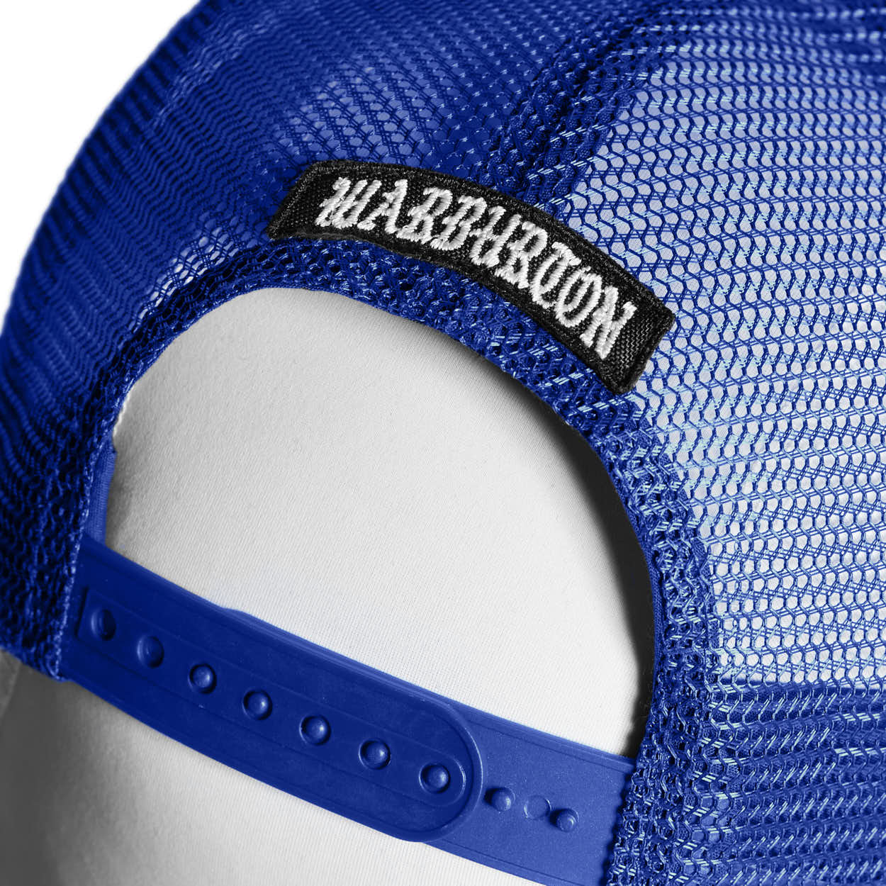 Warburton W Blue Trucker Hat - Image 4