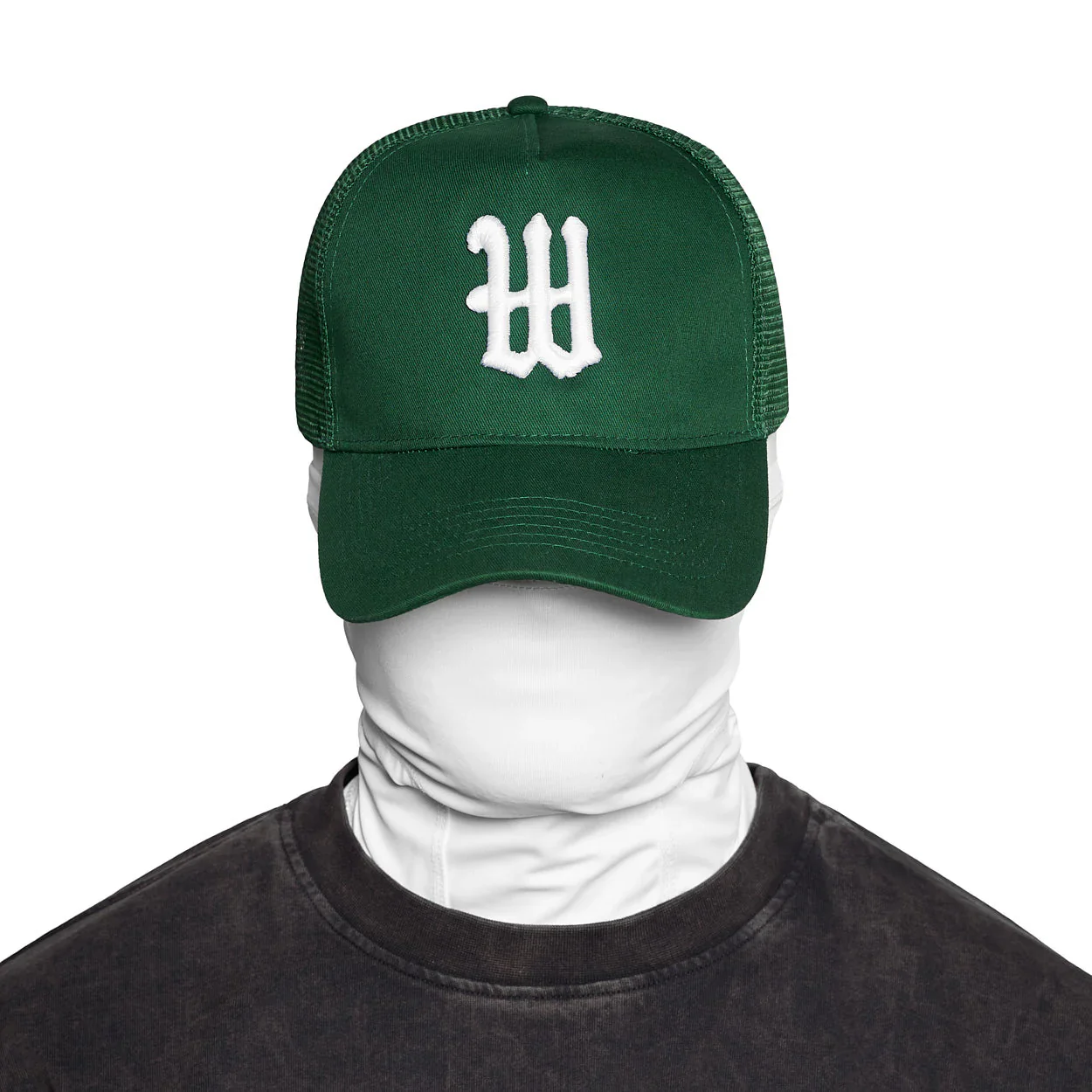 Warburton W Green Trucker Hat