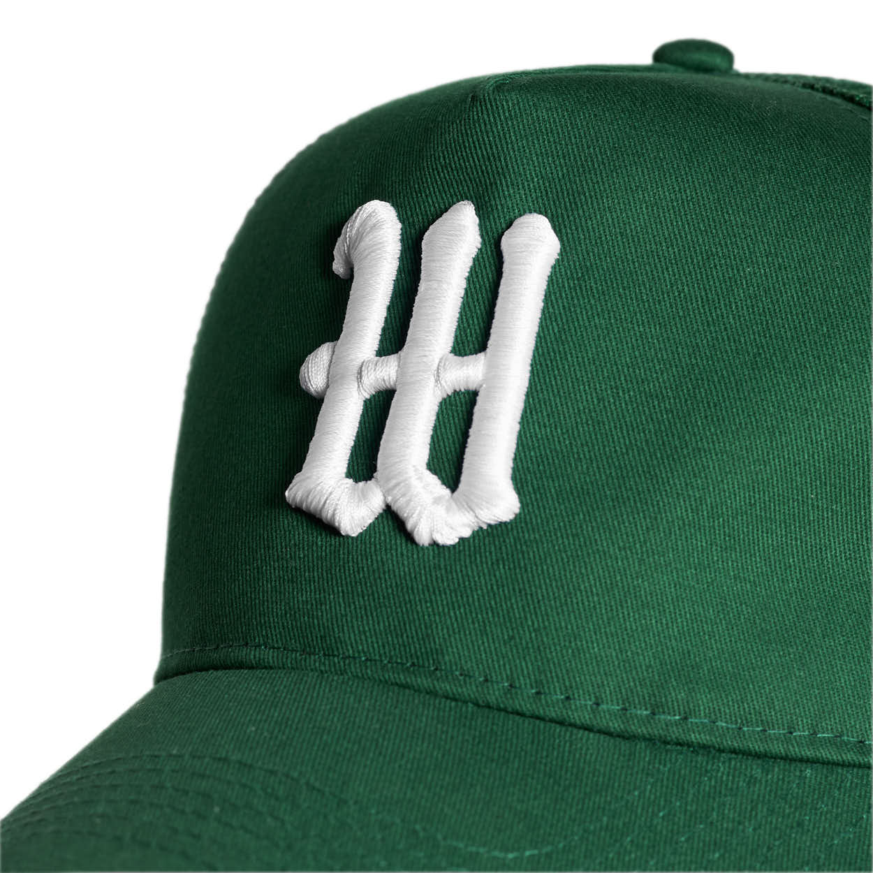 Warburton W Green Trucker Hat - Image 3