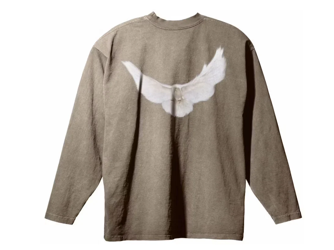 Yeezy Gap Engineered by Balenciaga Dove L/S T-shirt Beige - Image 2