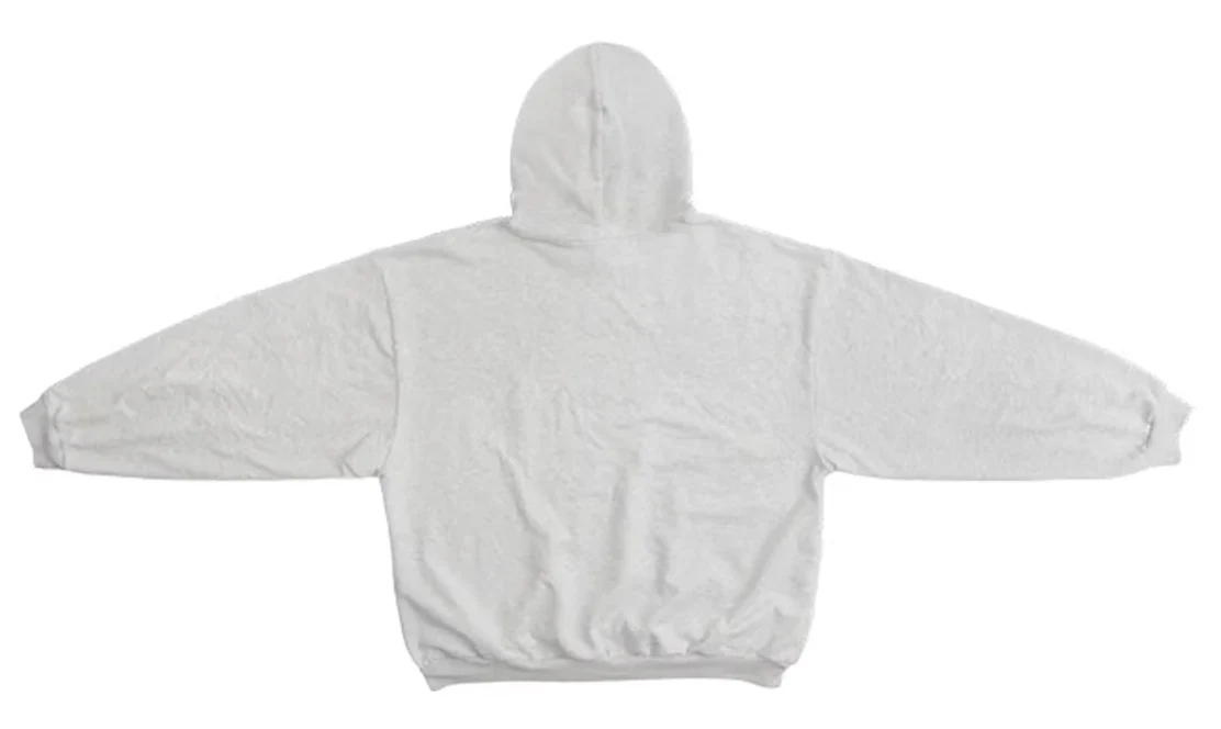 Yeezy Gosha Black Dogs Hoodie Heather Grey - Image 2